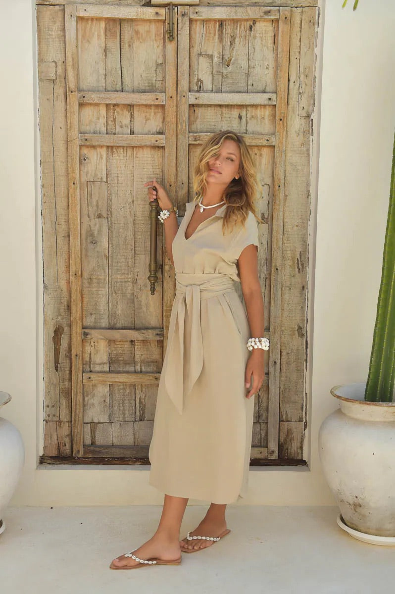 LOIS Dress Beige