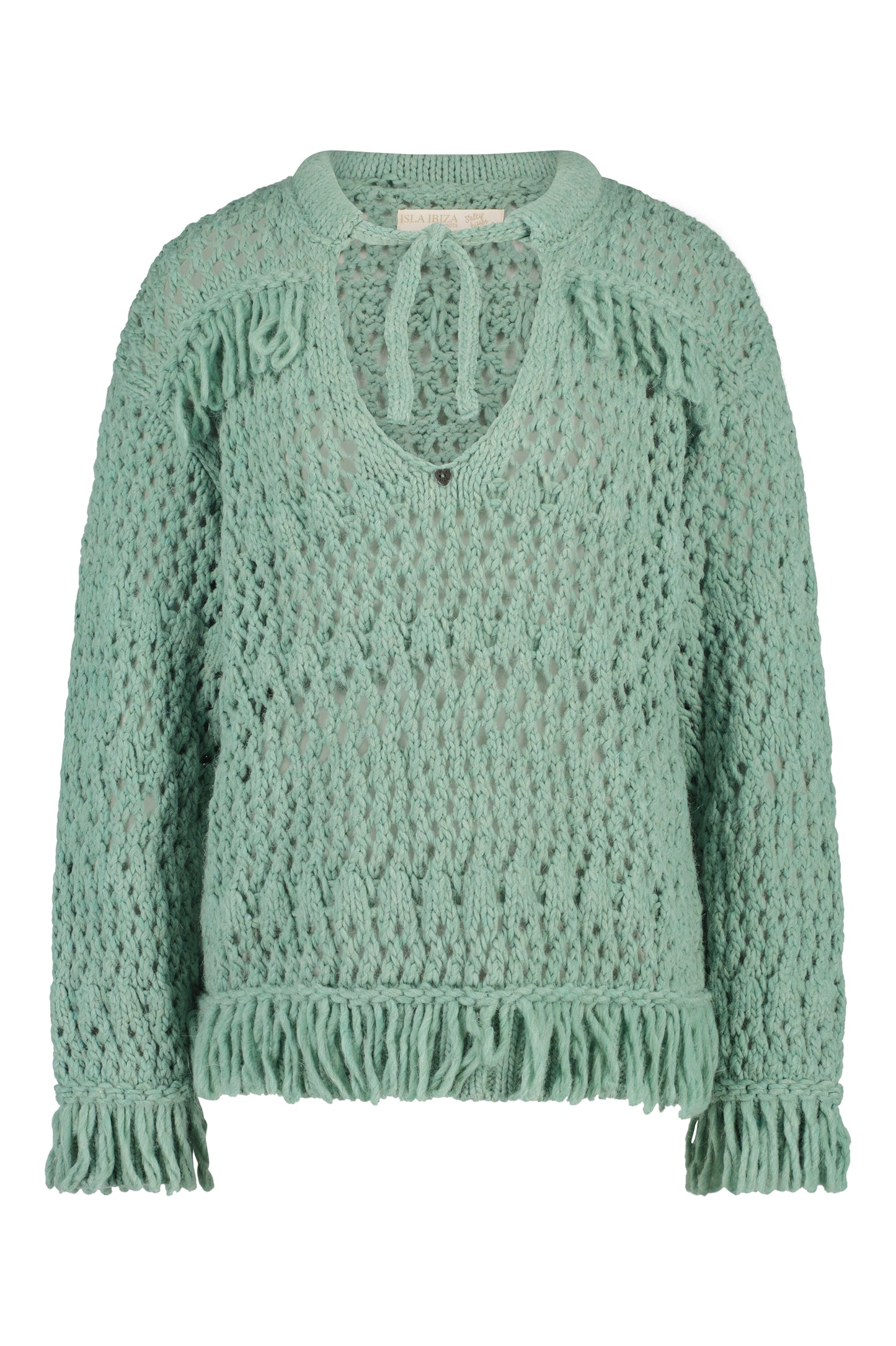 ISLA Knitted Sweater Turquoise