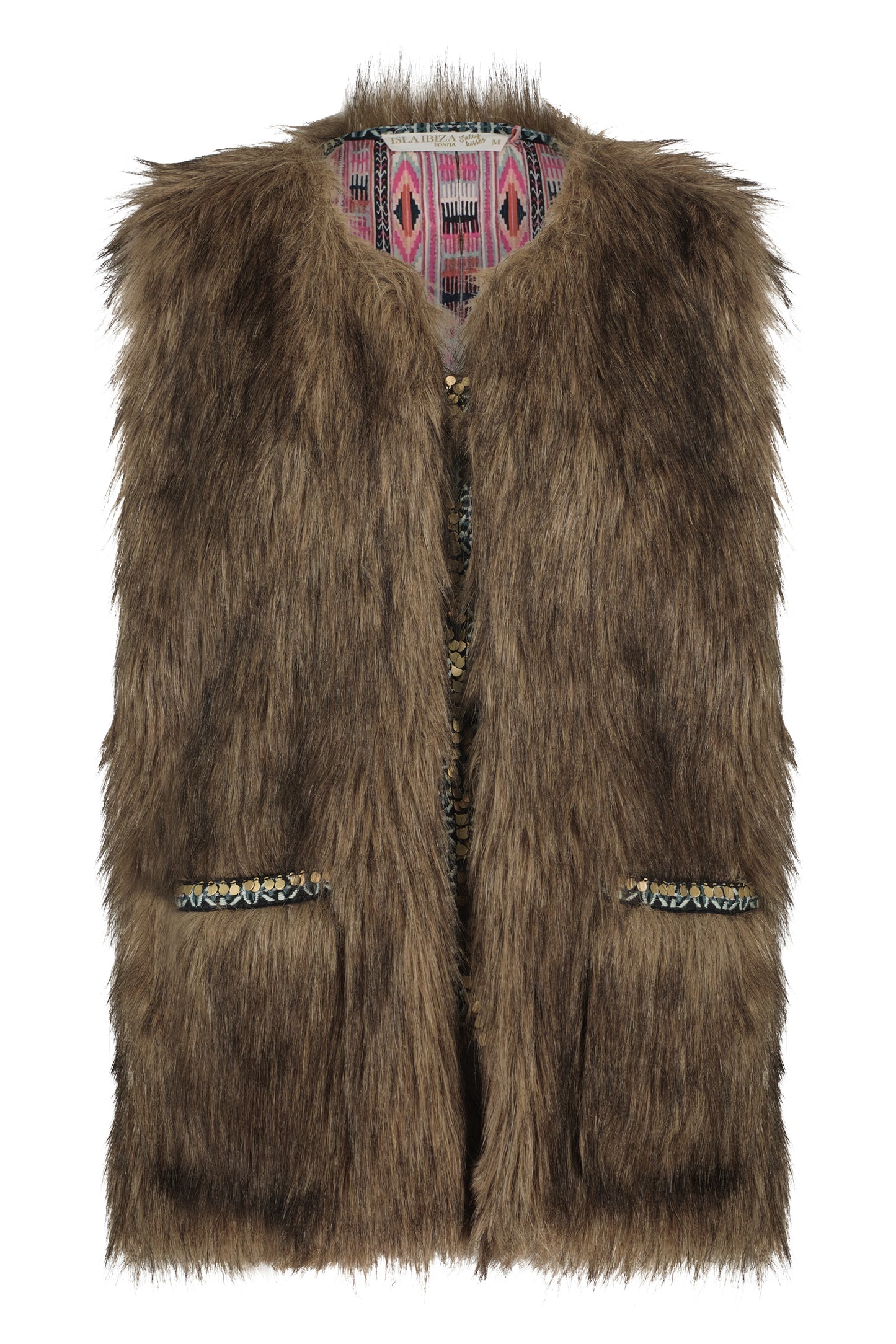 Reverseble AZTEC print Bodywarmer