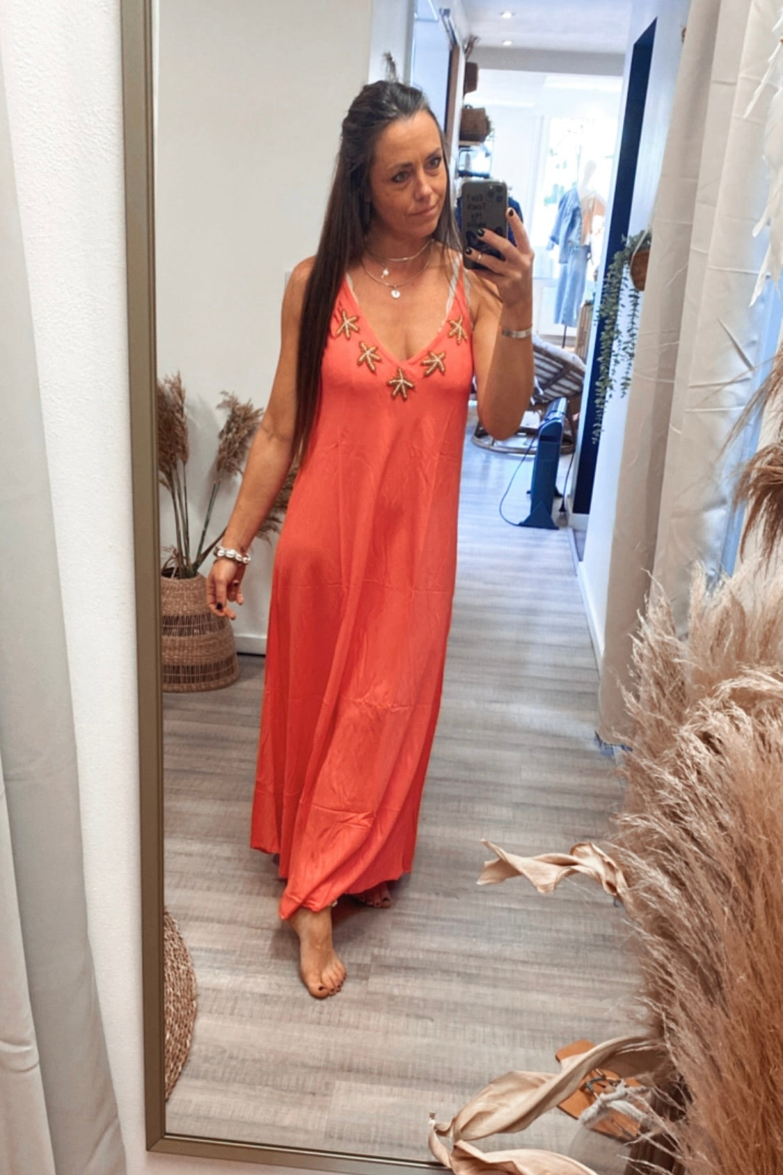 Dress Starfish Hot Coral