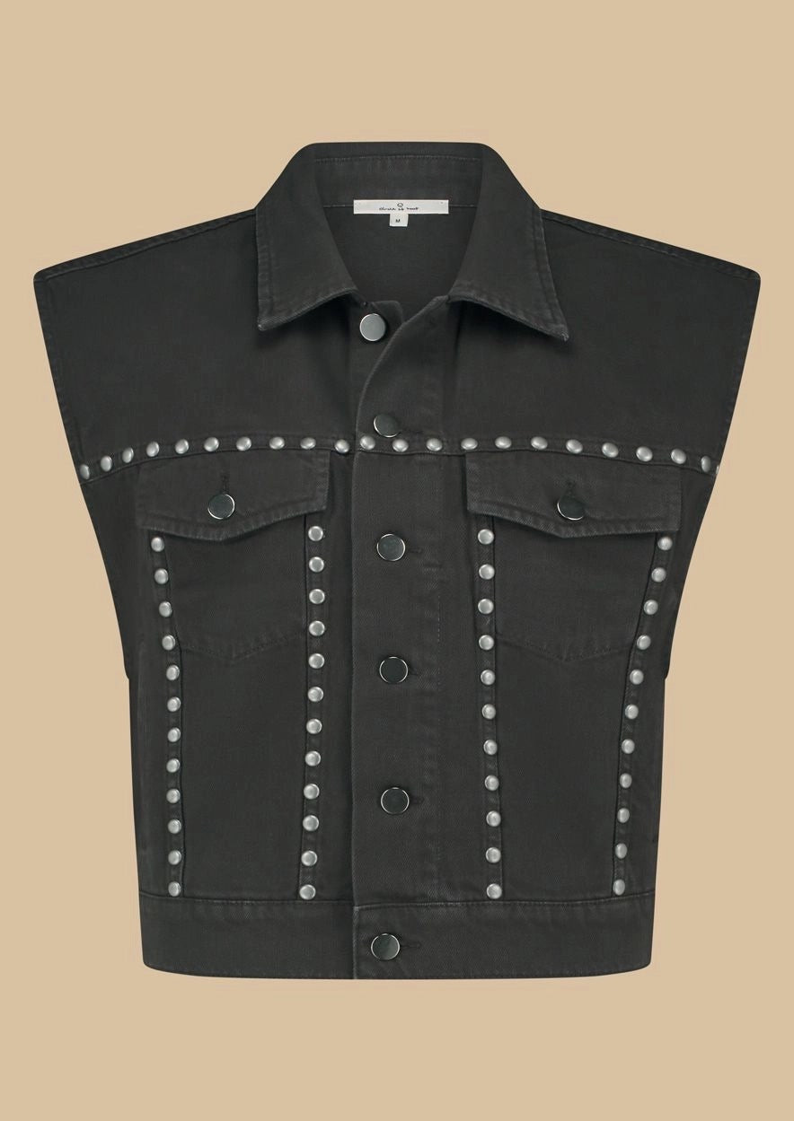 Lucy Gilet Washed Nero
