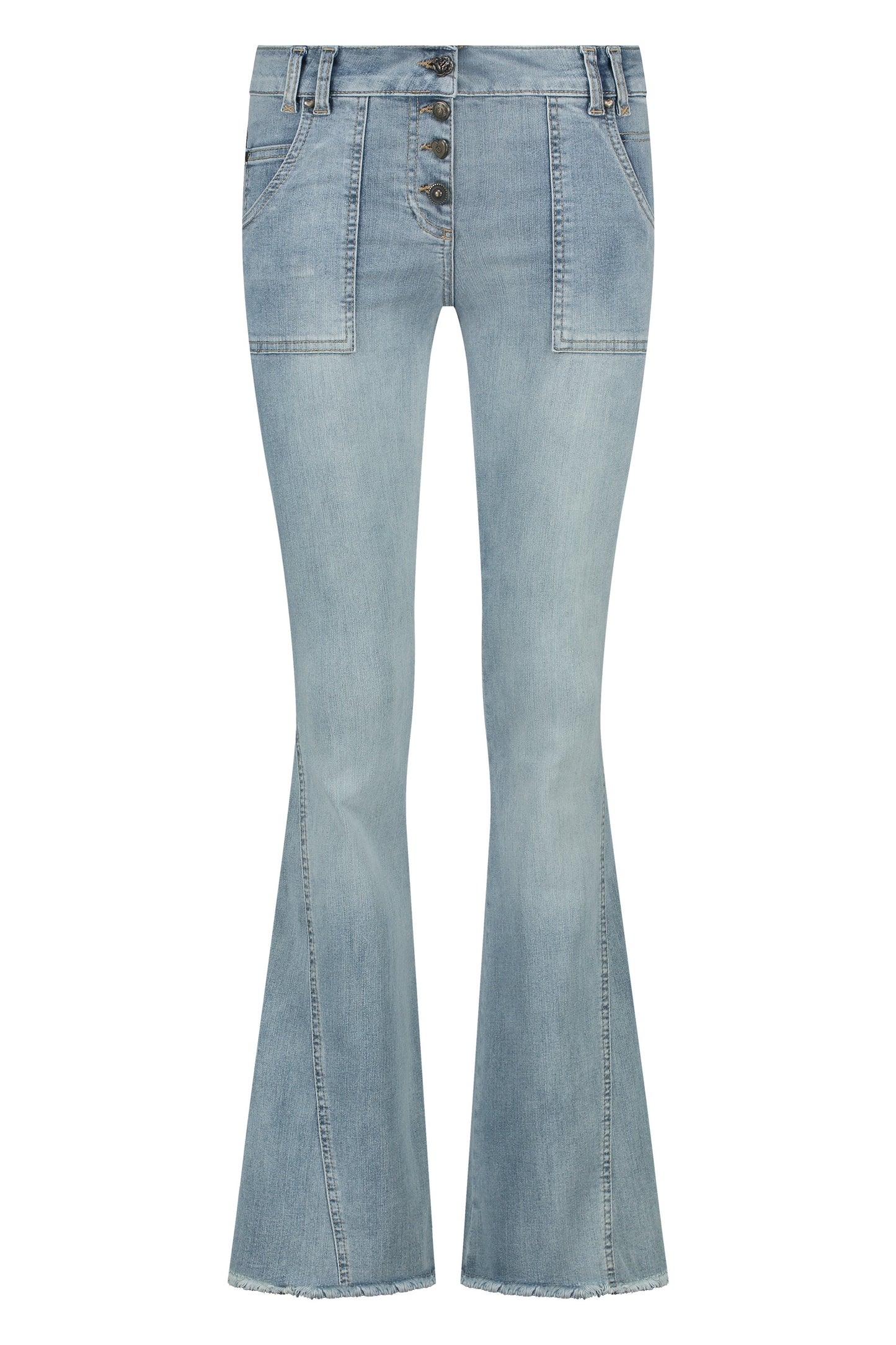Flared Denim Light Blue