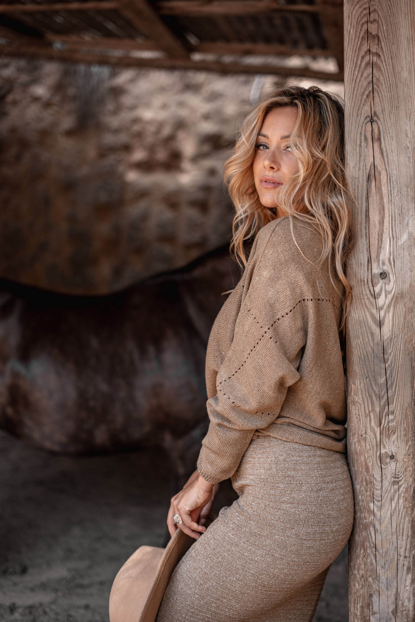 Row Knitted Top