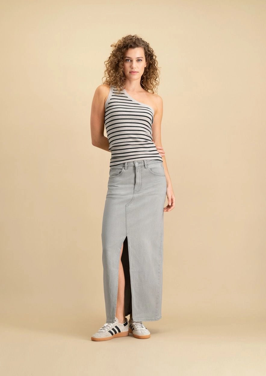 Blake Top Nero Stripe