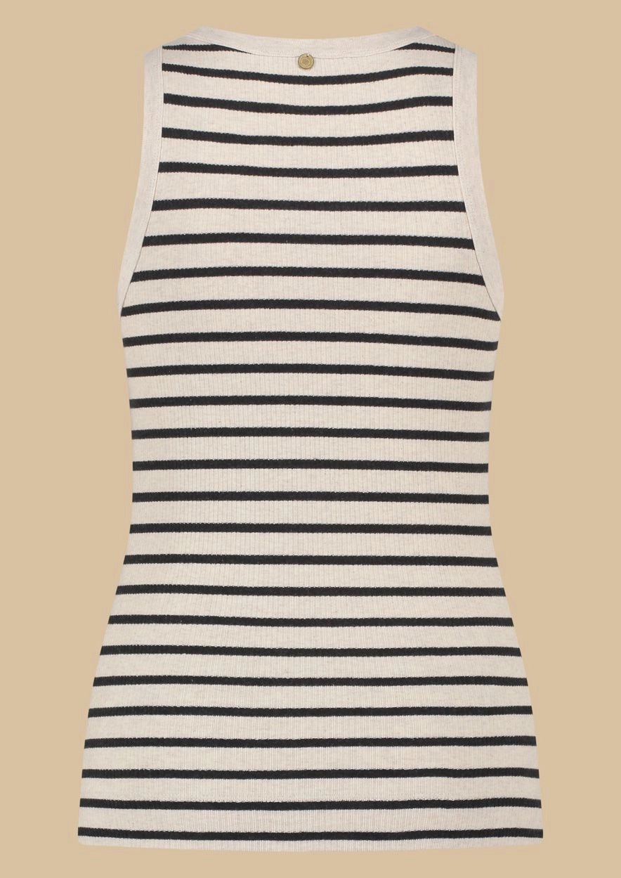 Jada Top Nero Stripe