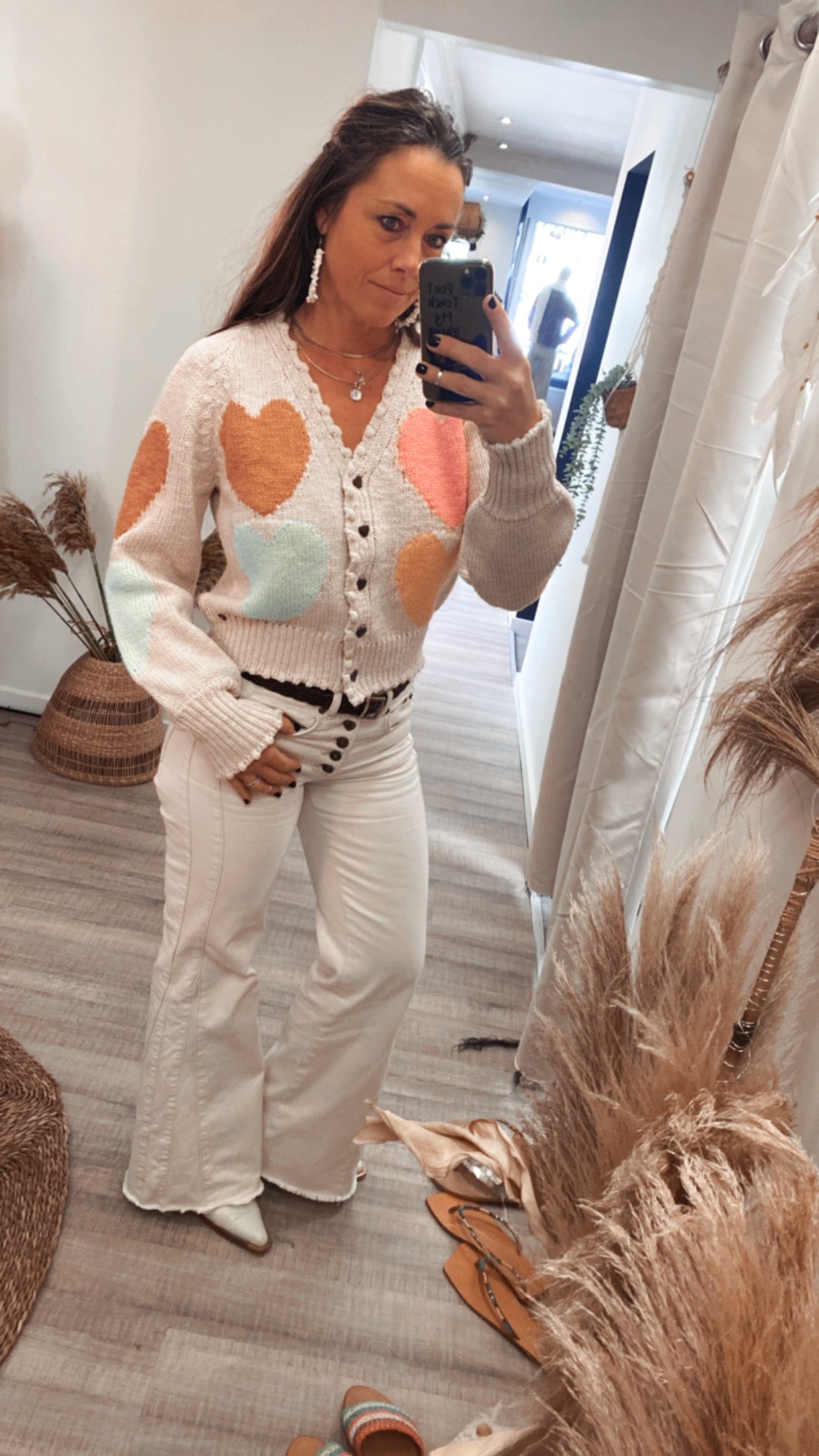 Short Love Caridigan Maxi Sunset