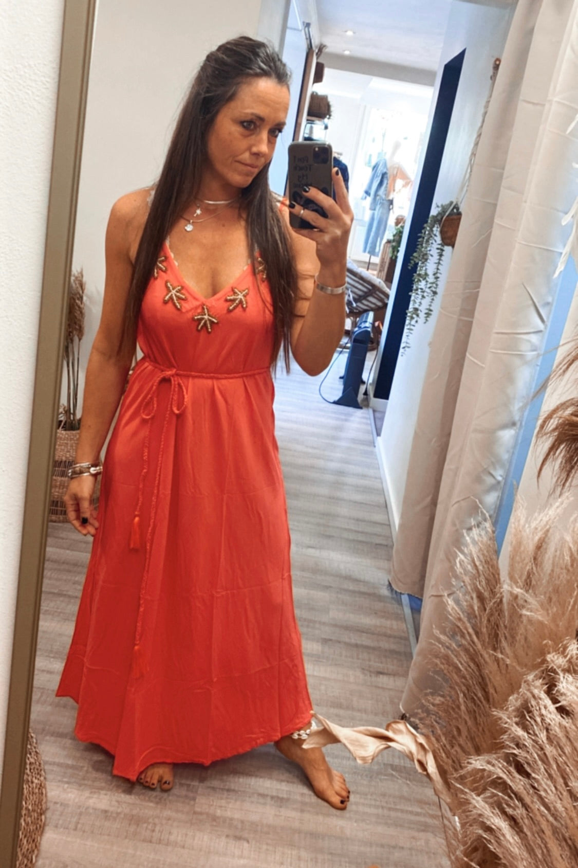 Dress Starfish Hot Coral