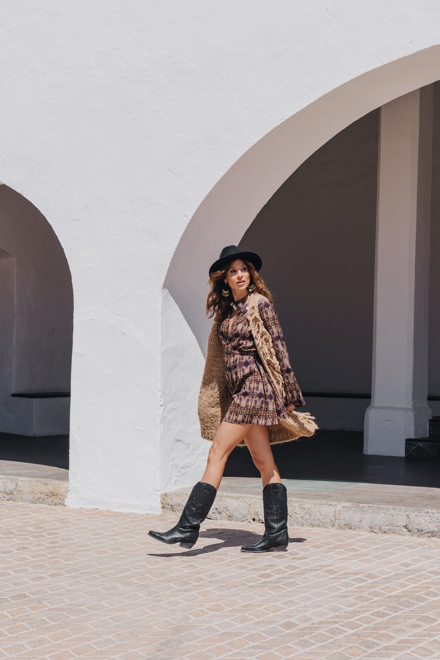 AUTUMN TRIBES Short Dress