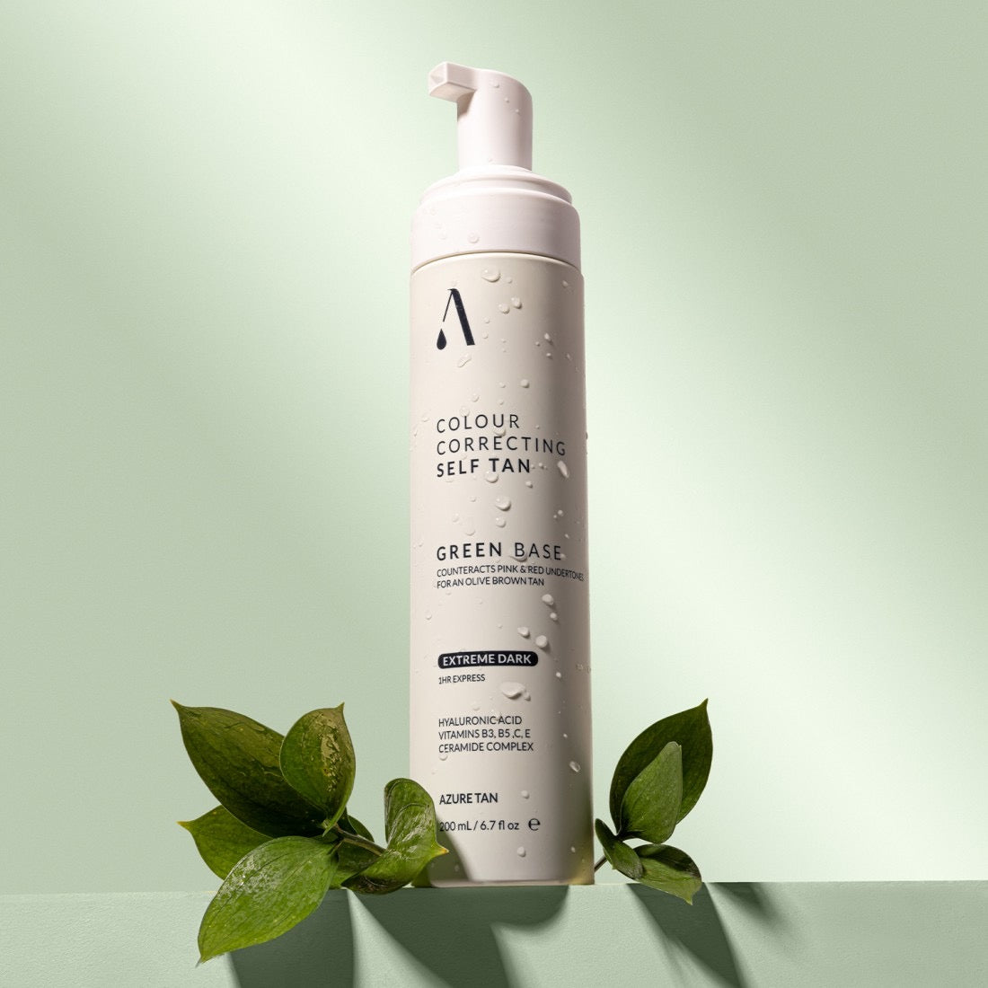 Azure Tan Self Tan Mousse GREEN BASE 200ml