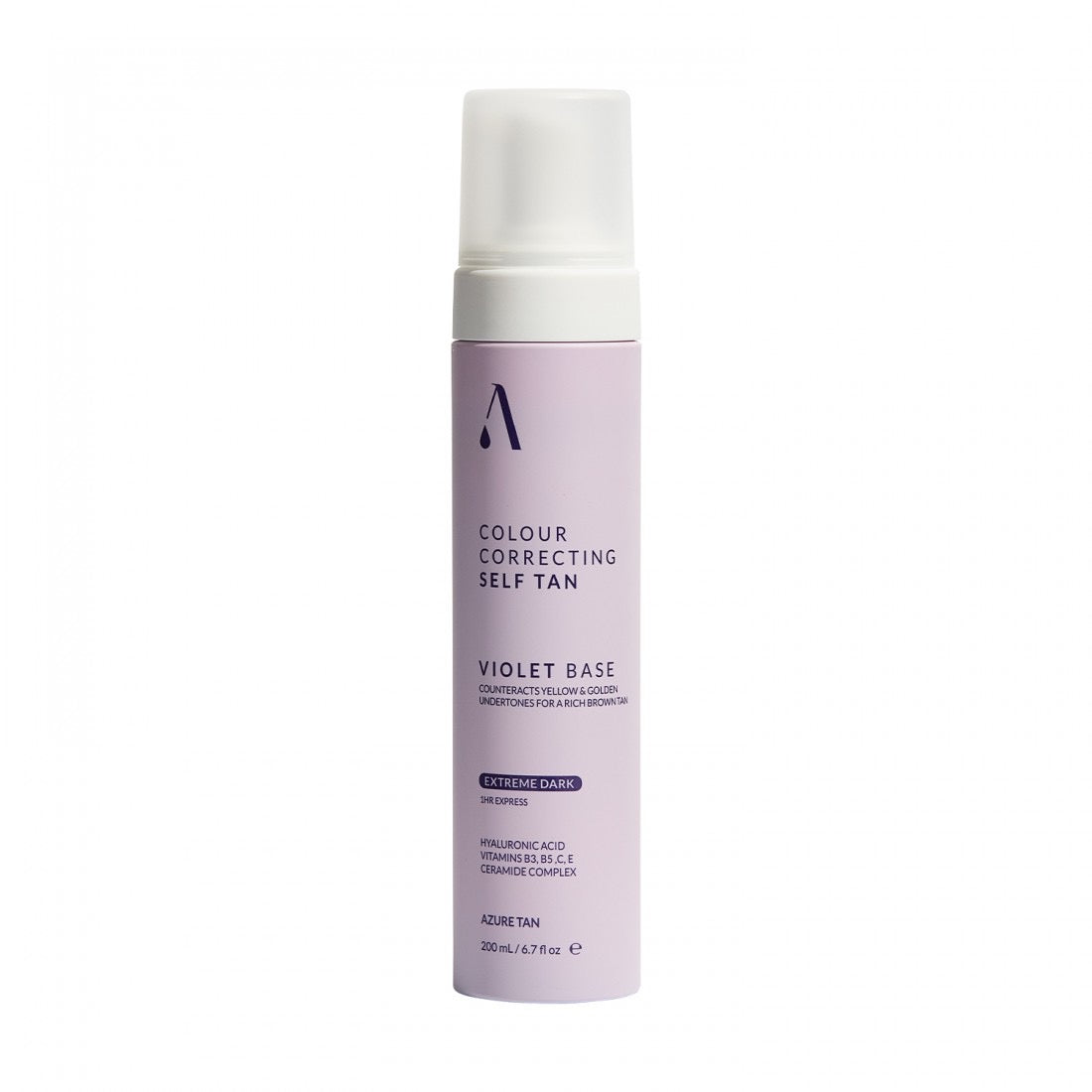 Azure Tan Self Tan Mousse VIOLET BASE BASE 200ml