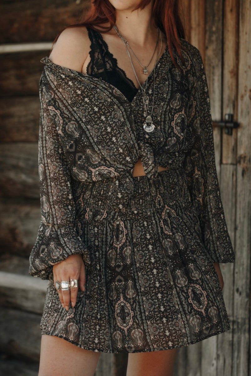 MAYA Printed Blouse