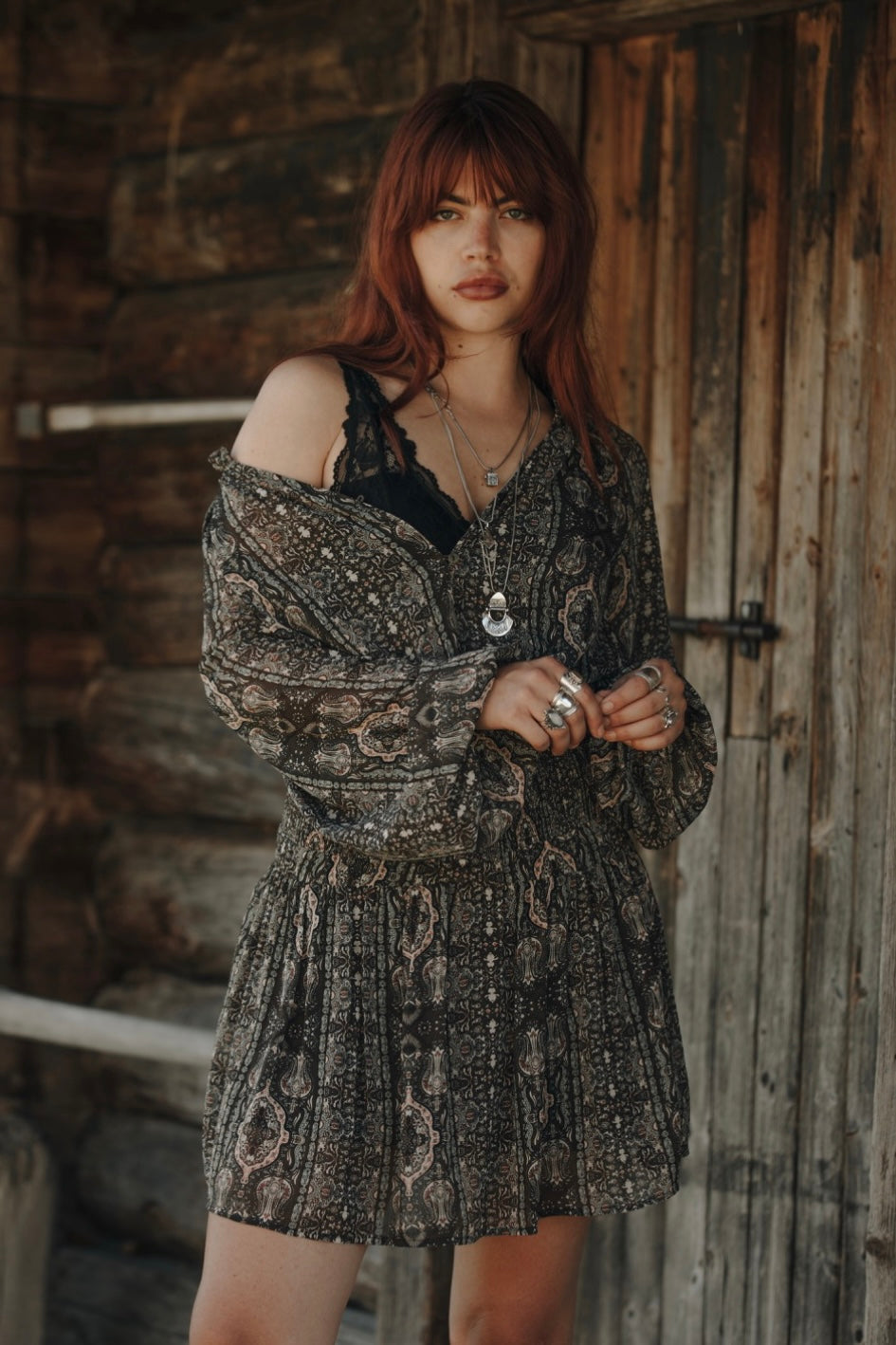 MAYA Printed Skirt