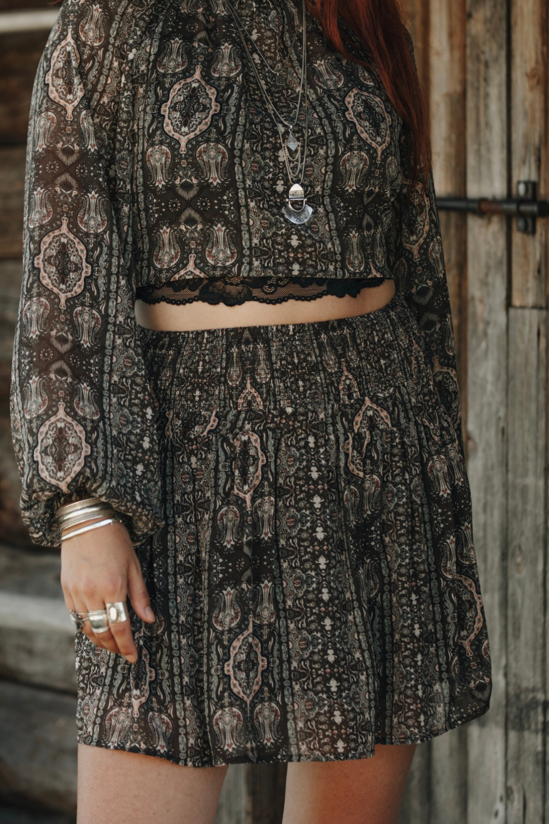 MAYA Printed Skirt