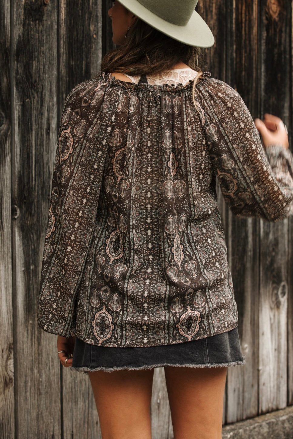 MAYA Printed Blouse