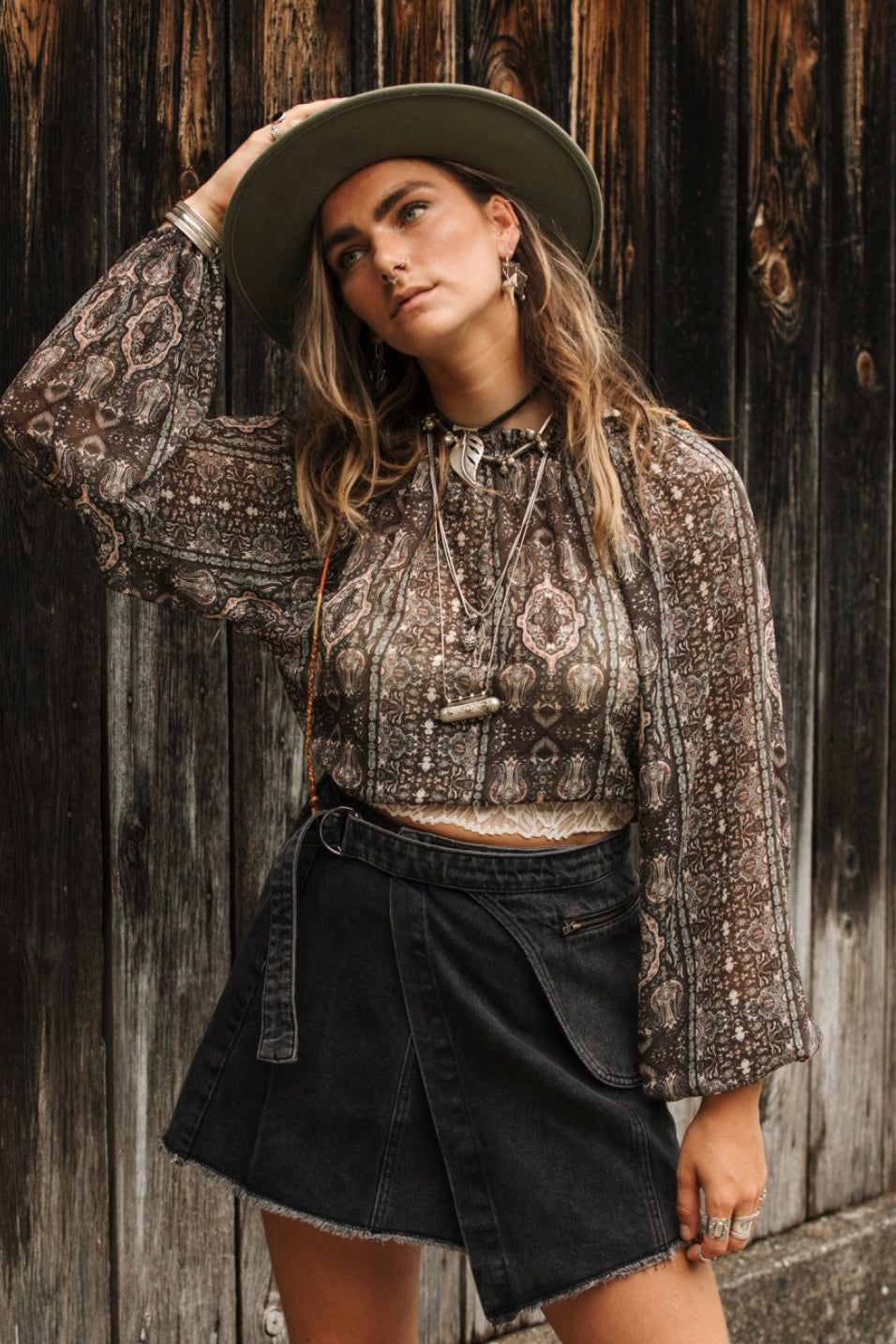 MAYA Printed Blouse