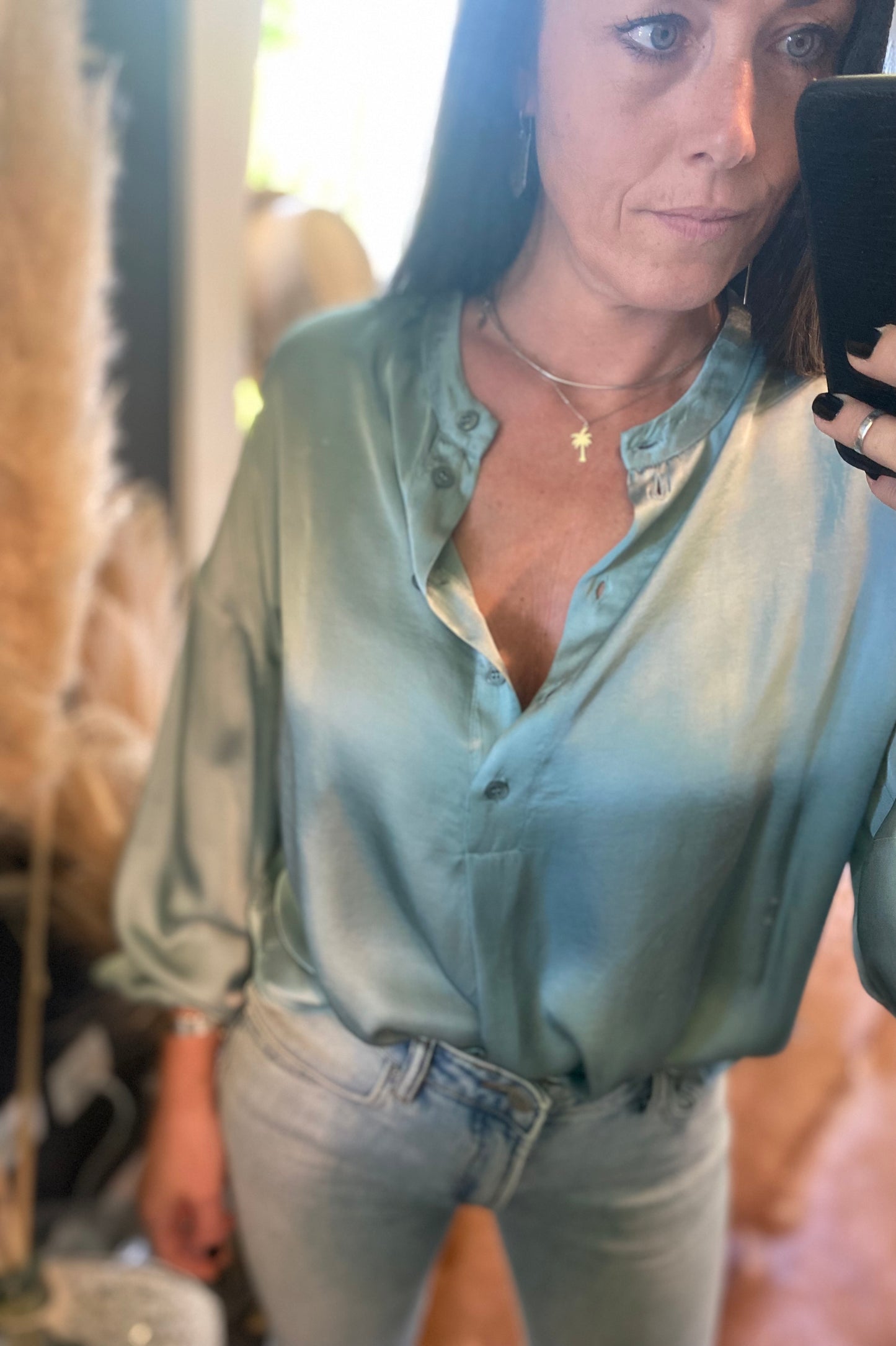 CAMICA Satin Blouse