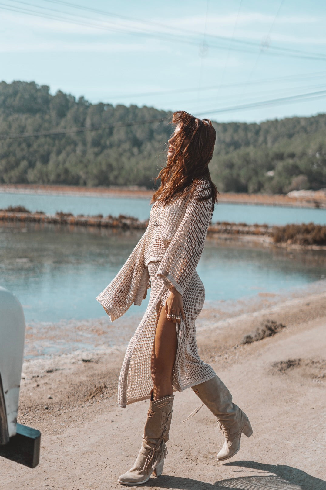 Ada Knitted Wrap Skirt