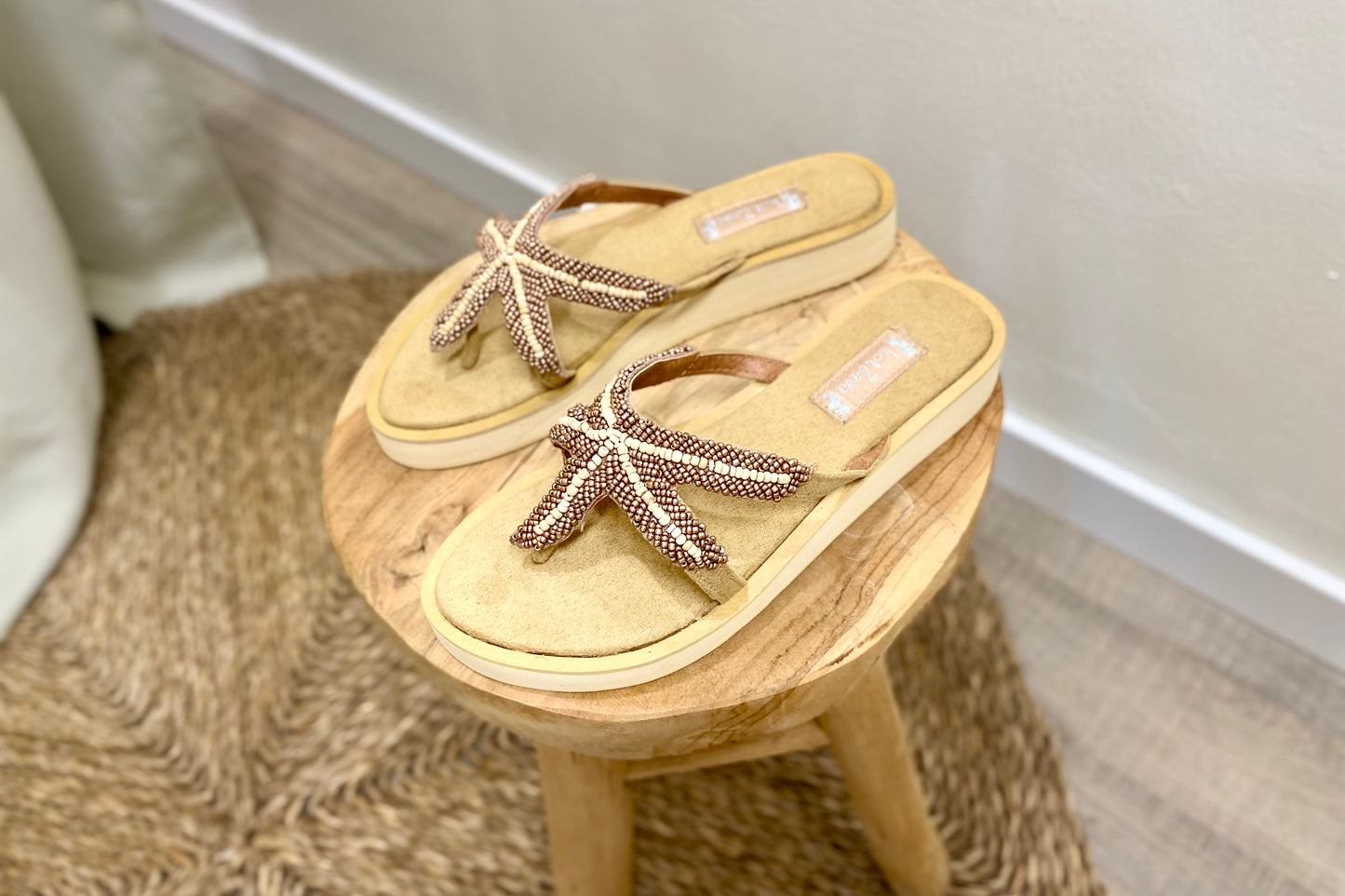 Slide Starfish Slipper Bronze