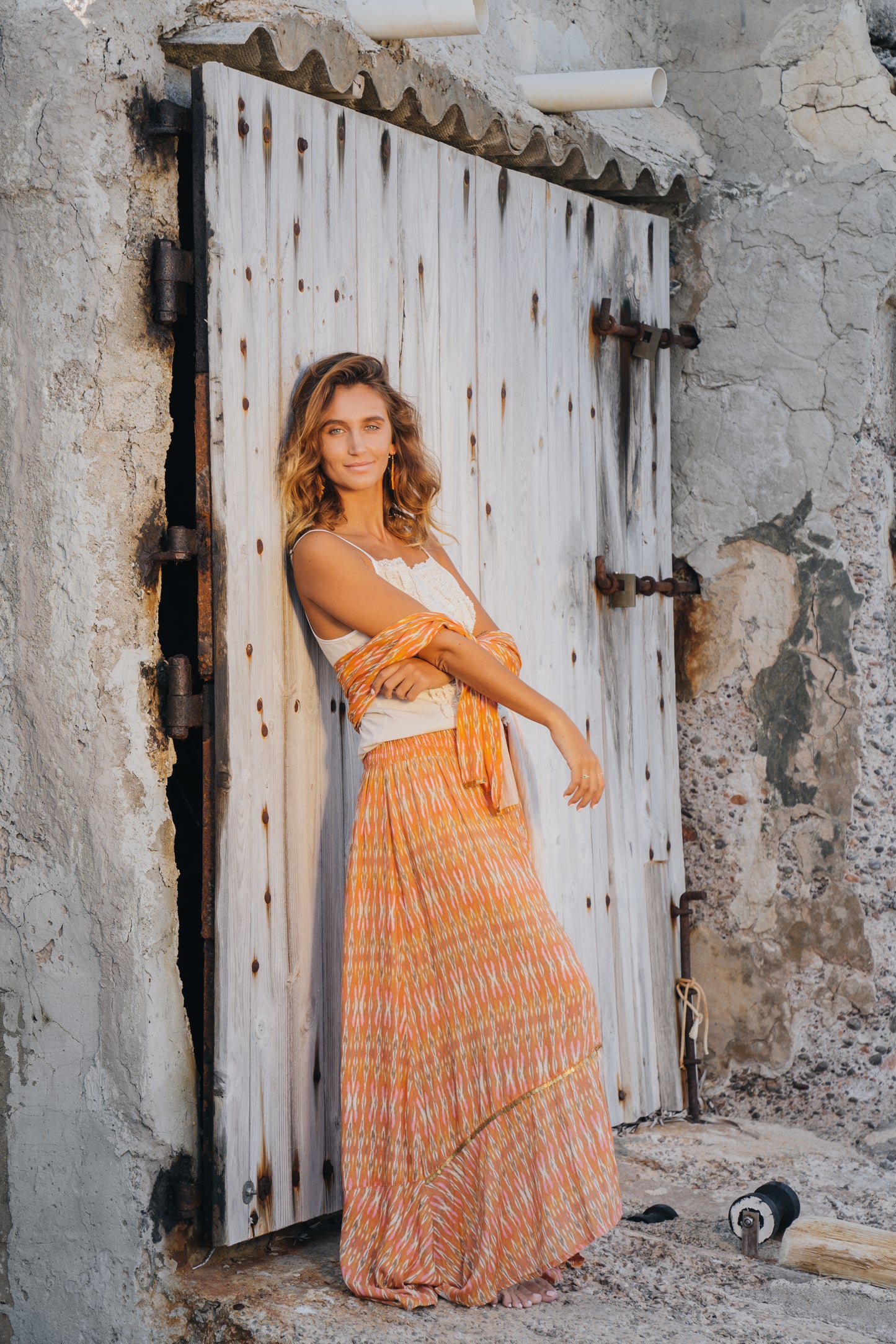 Long Skirt Sunny Ikat