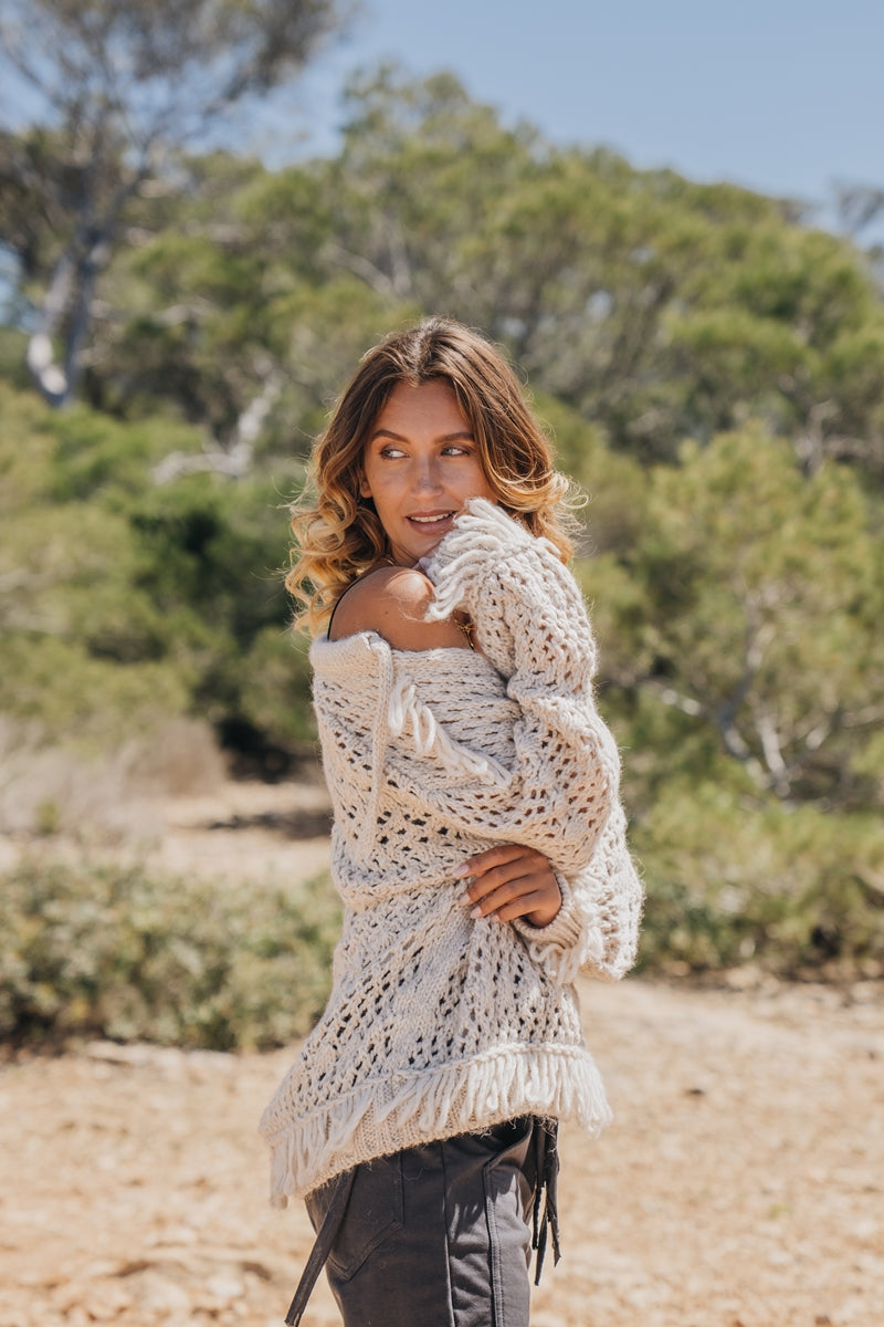 ISLA Knitted Sweater Cream