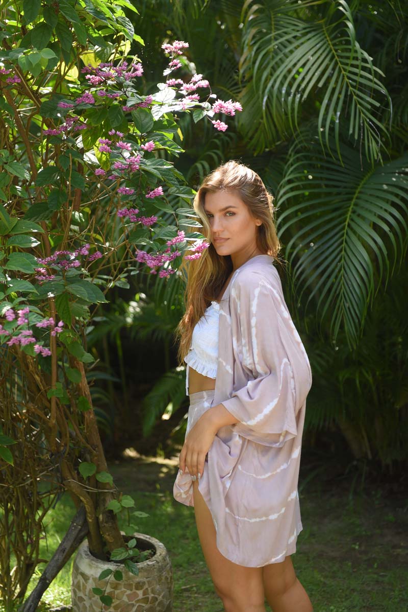 Kimono Mystic -Powder Pink of Sage-