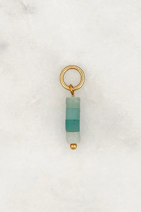 SHADES OF TEAL Charm