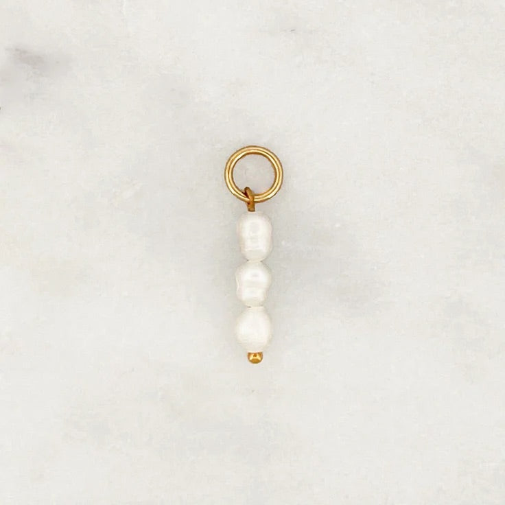 WHITE PEARLS Charm