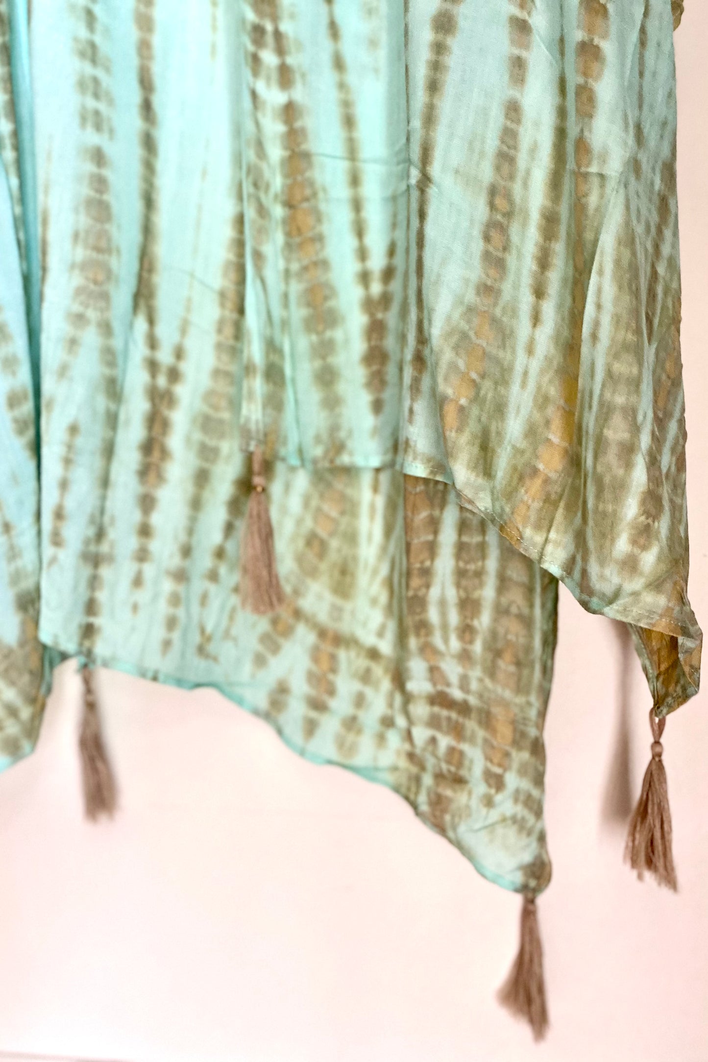Kimono Tassle Moonstone - Coral of Sea Mist -