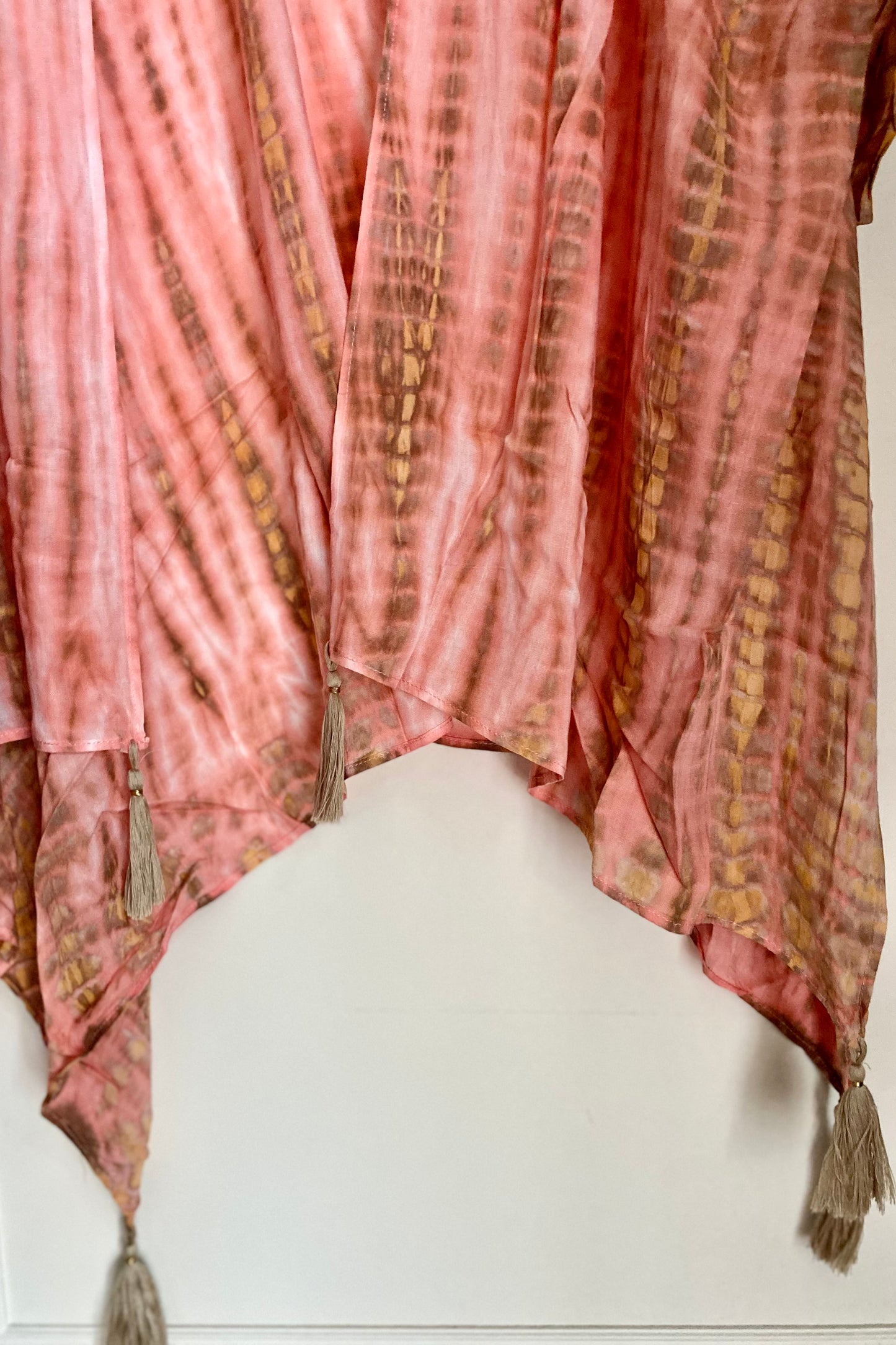 Kimono Tassle Moonstone - Coral of Sea Mist -