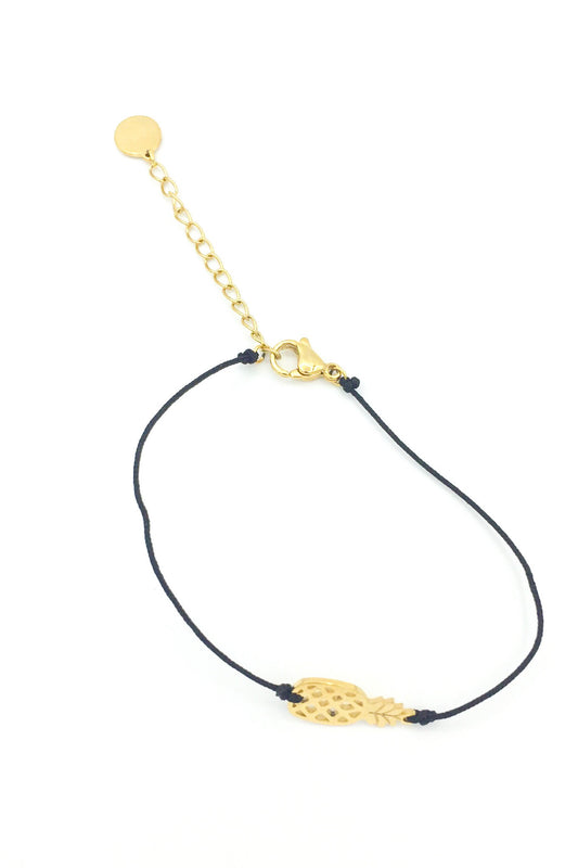 Armband PINEAPPLE/Black & Gold