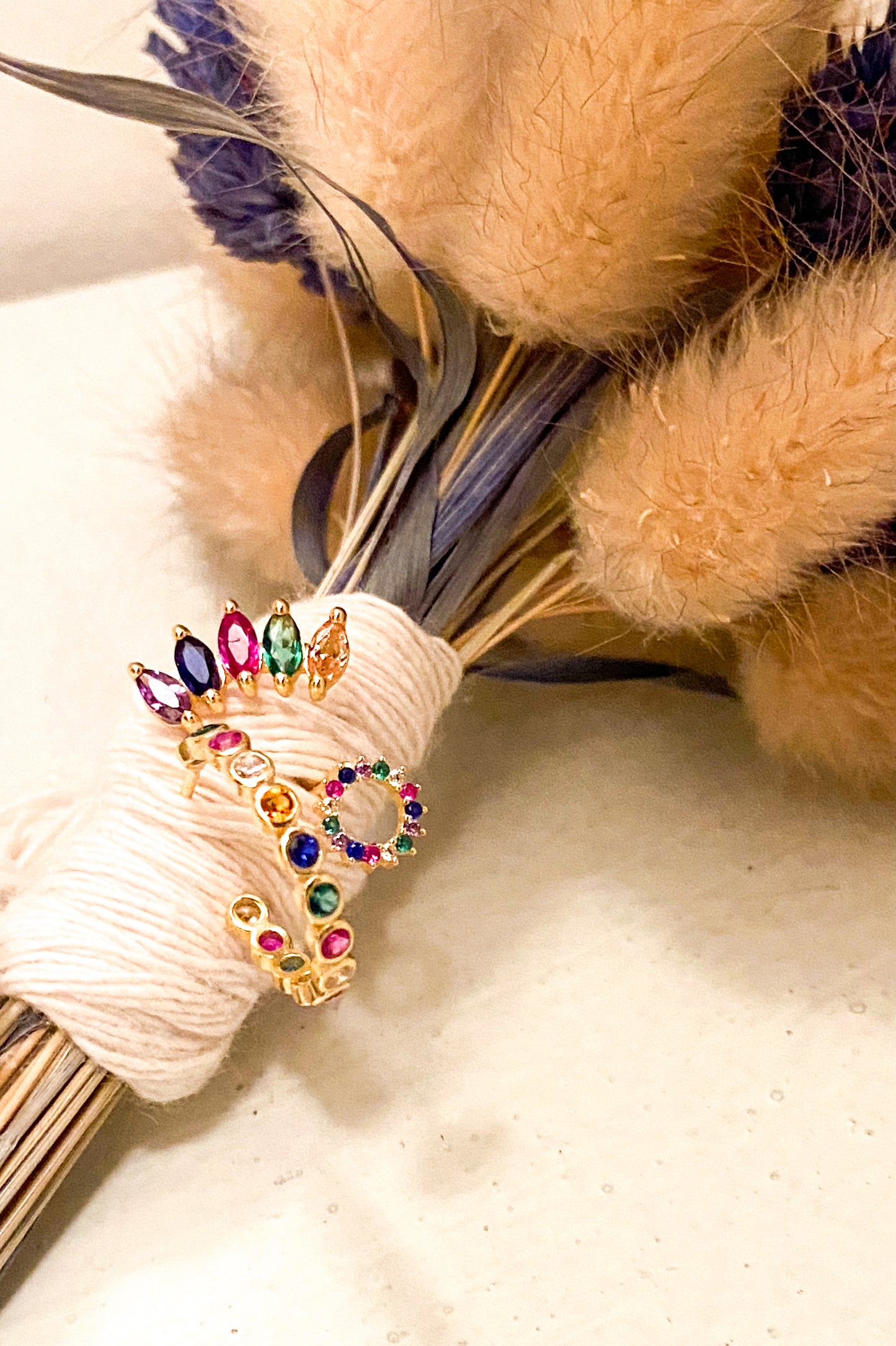 Multicolor Loop Earring