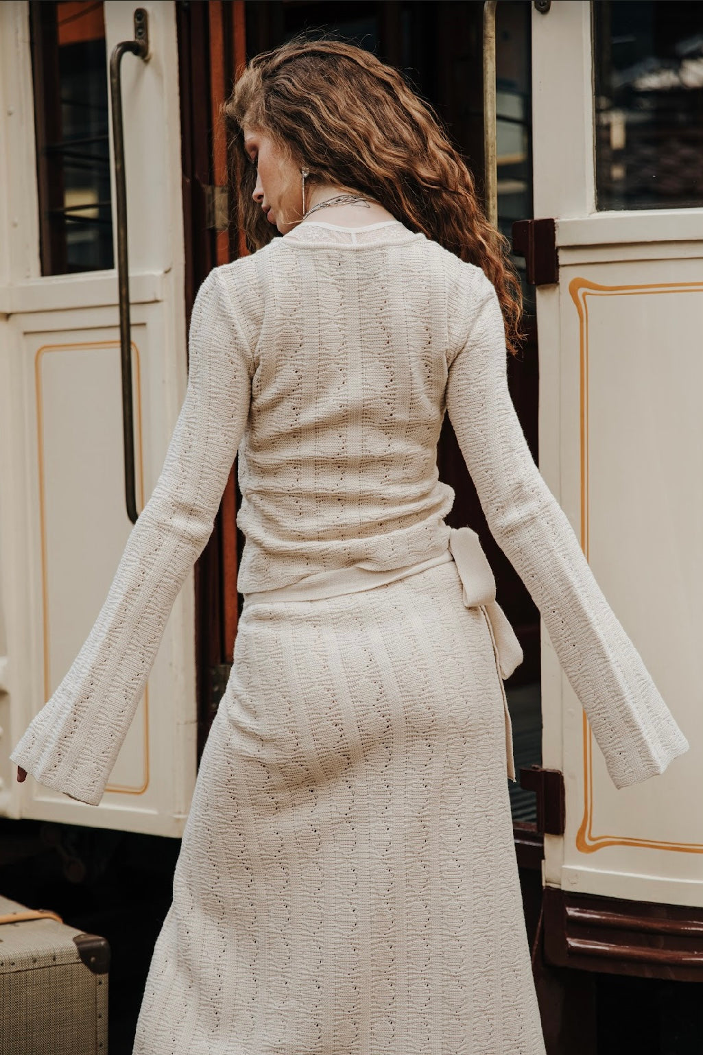 Adina Knitted Wrapped Skirt