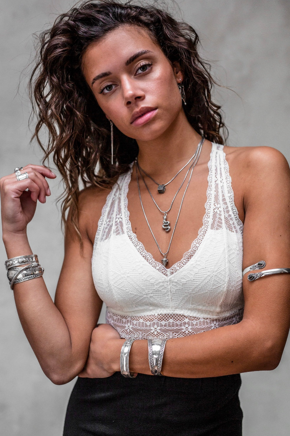 Lou Bralette Off-white