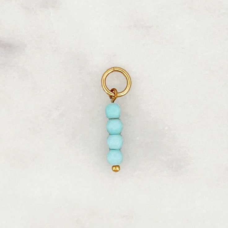 SKY BLUE BEADS Charm