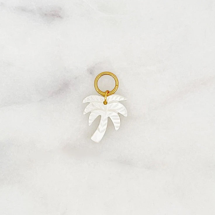 WHITE PALM Charm
