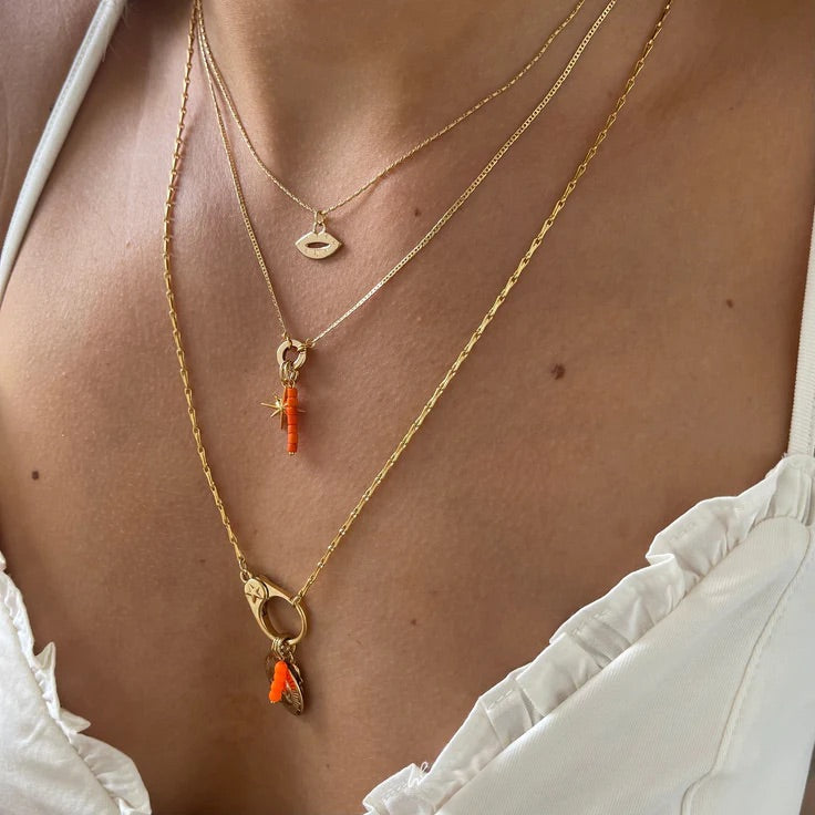 ORANGE STRING Charm