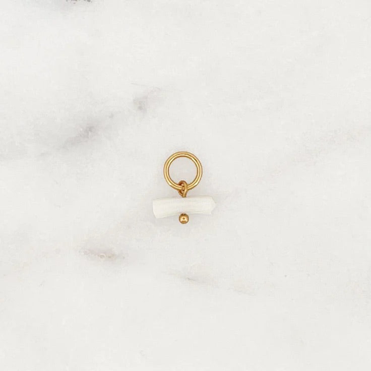 WHITE CORAL Charm