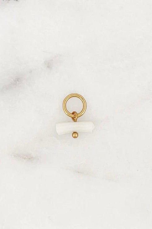 WHITE CORAL Charm