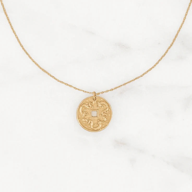 FORTUNE DRAGON COIN Charm