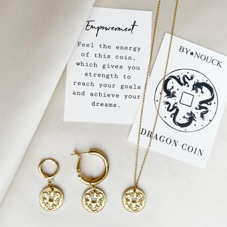 FORTUNE DRAGON COIN Charm