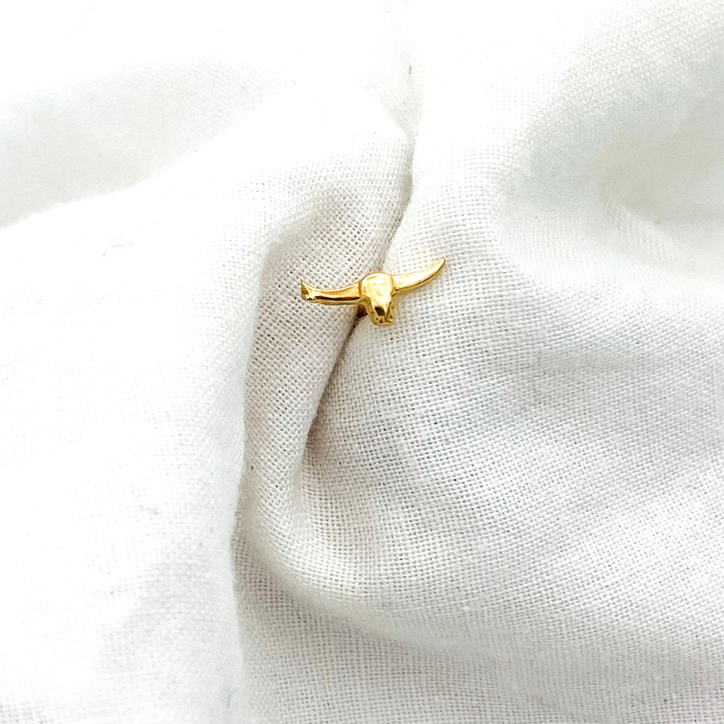 Buffalo Earring Goud of Zilver