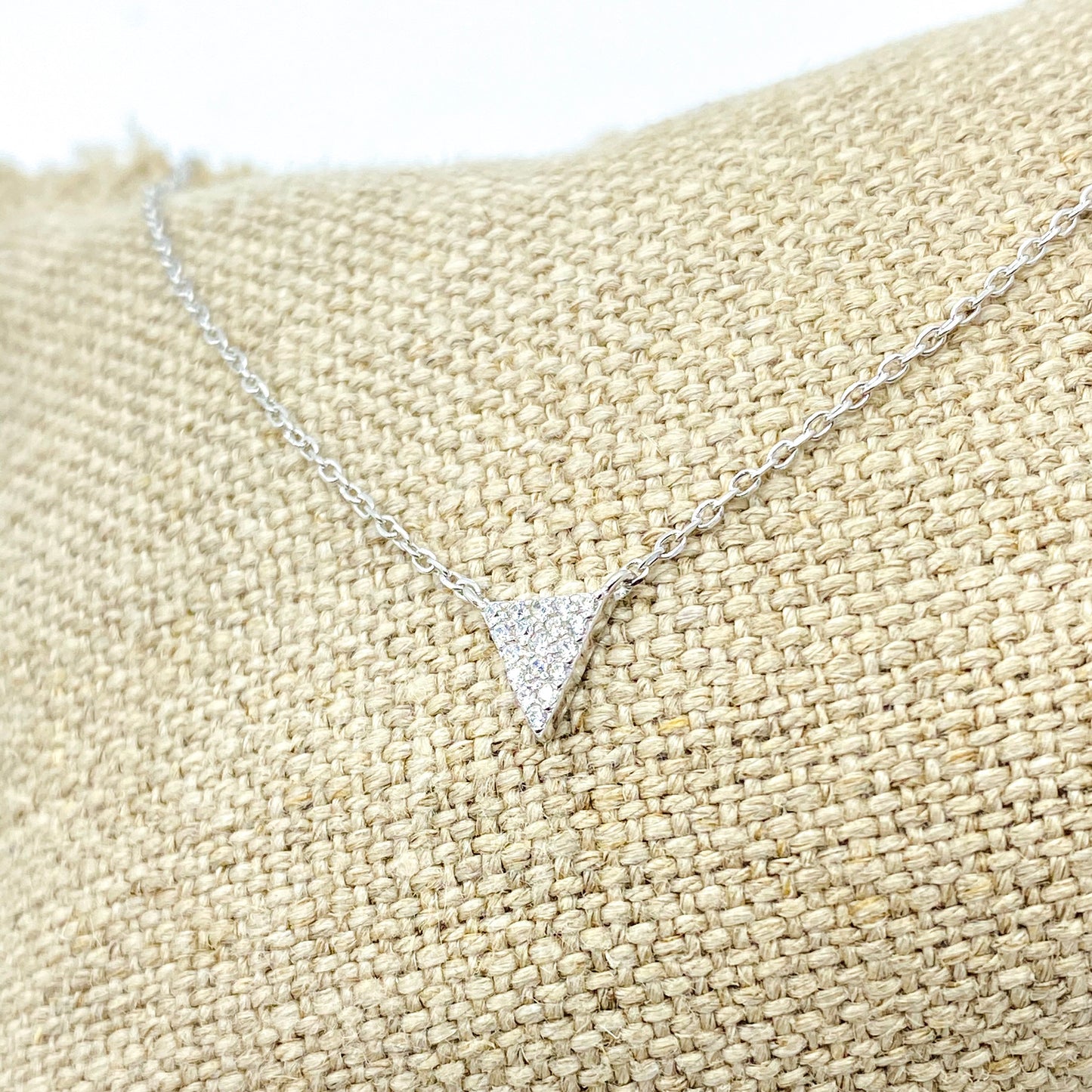 Little Triangle - Ketting Zilver-