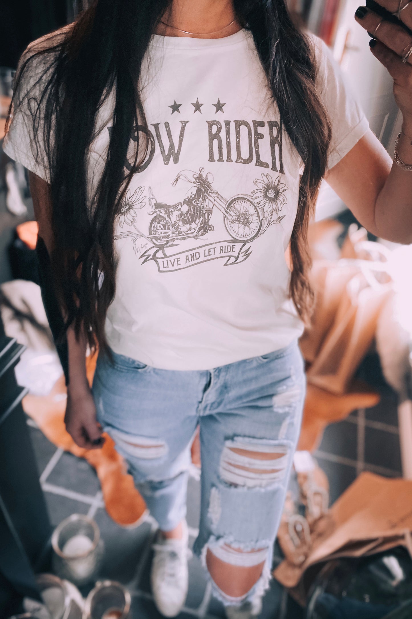 Low Rider Organic Tee - White -