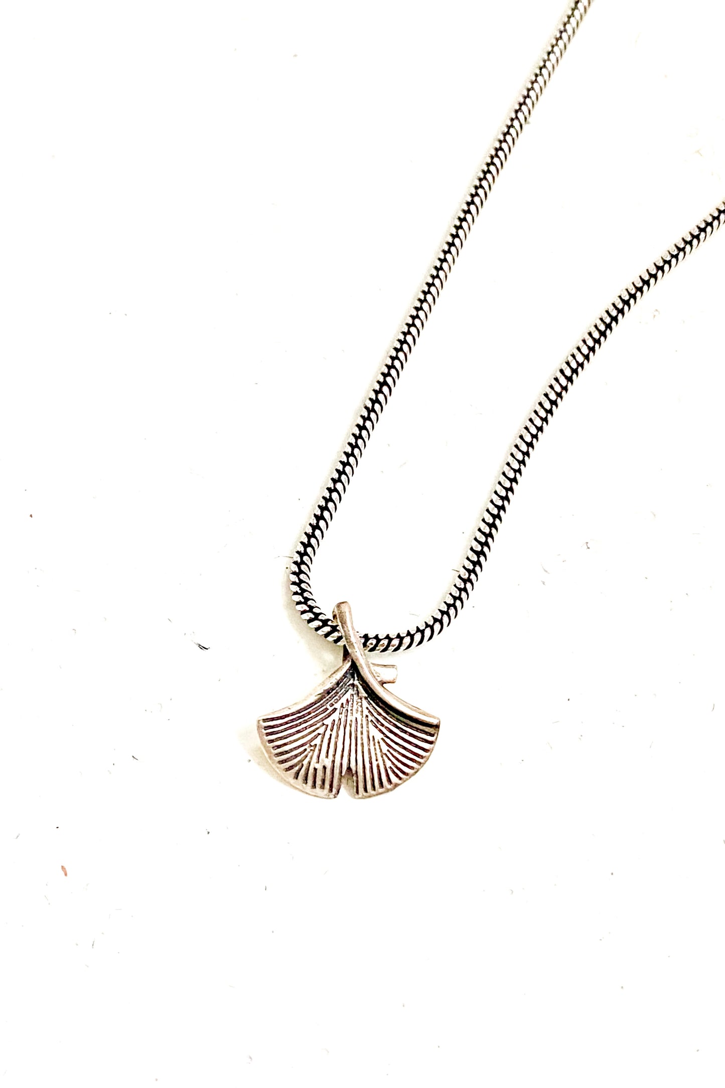 Silver Leaf Halsketting