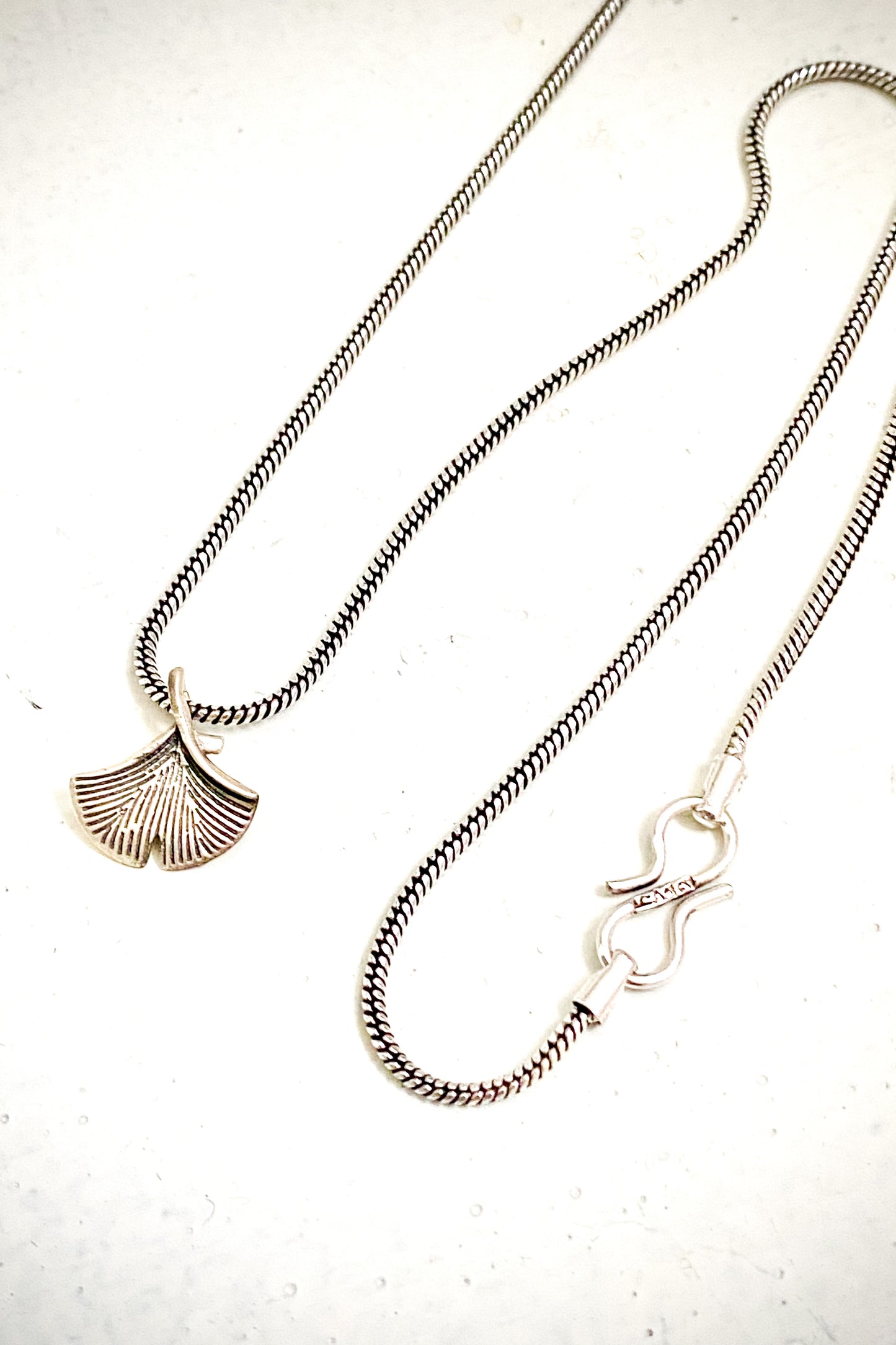 Silver Leaf Halsketting