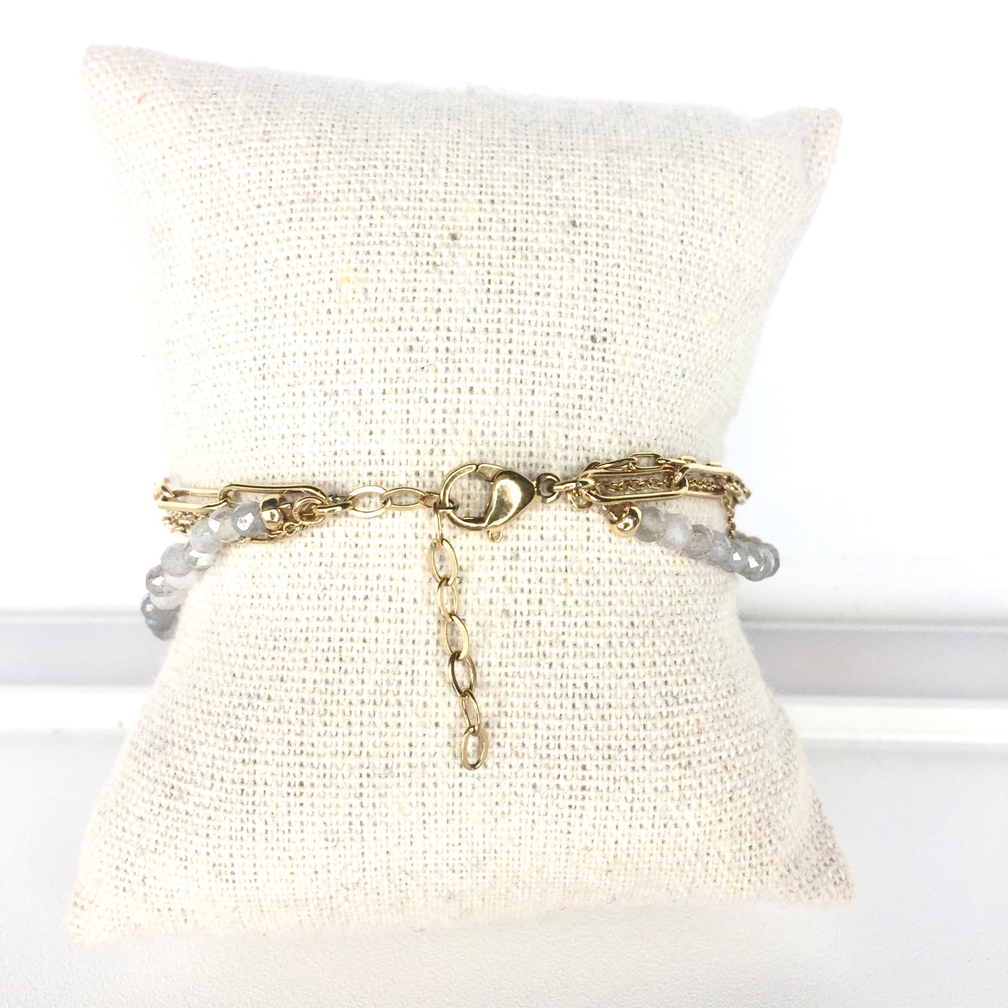 Armband 4in1 GOLD/GREY STONE