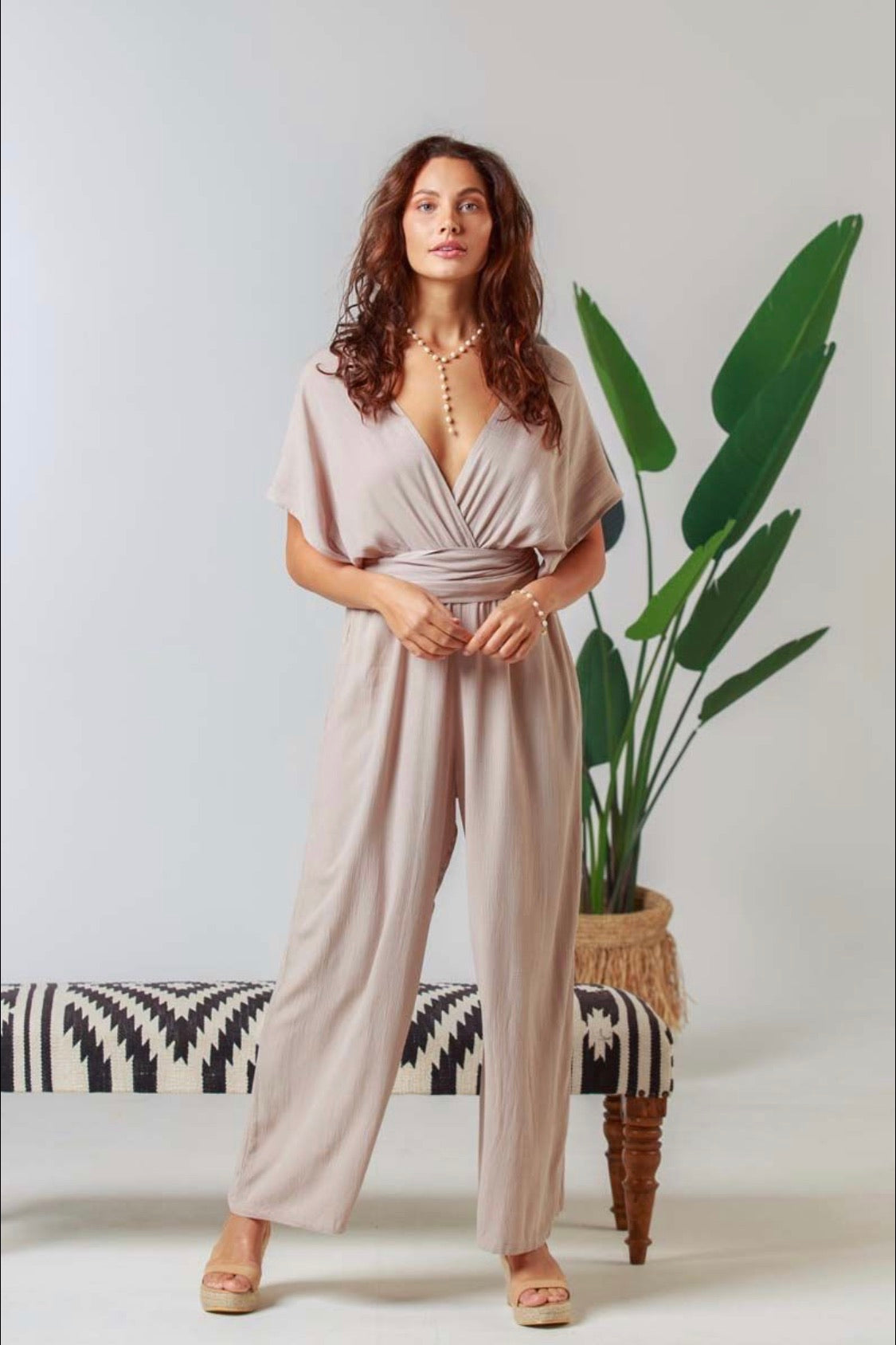 Catania Halter Jumpsuit Black