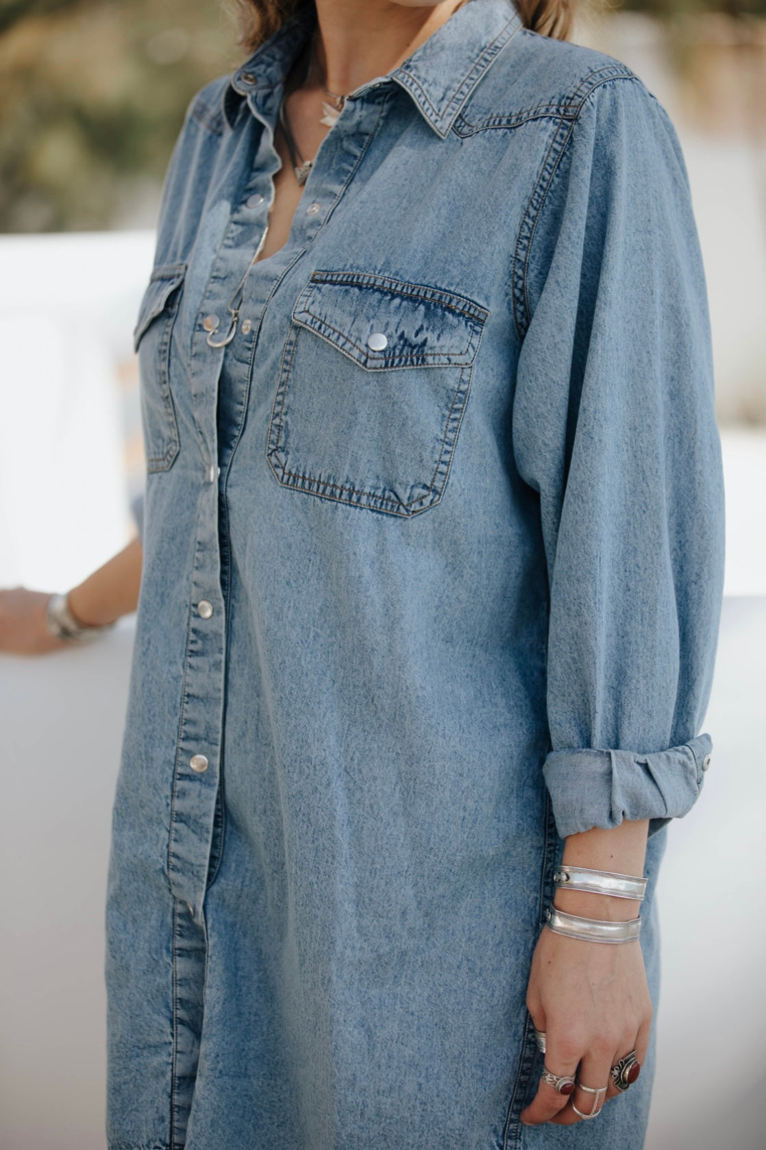 Zyra Demin Blouse