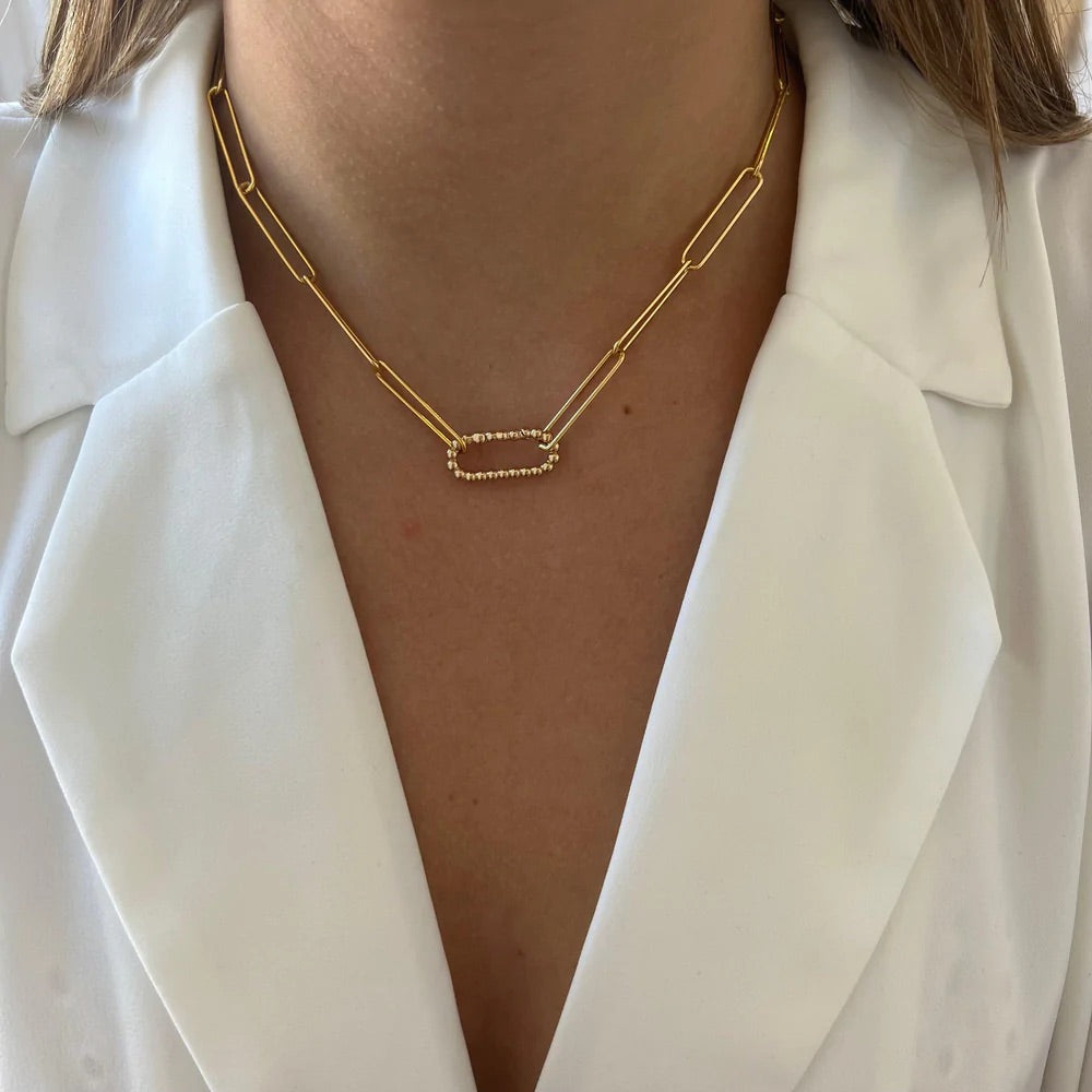 Base Necklace BIG OVAL