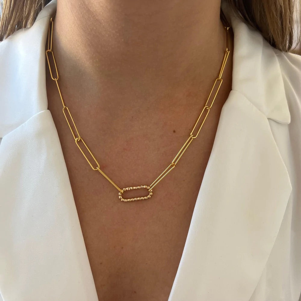 Base Necklace BIG OVAL